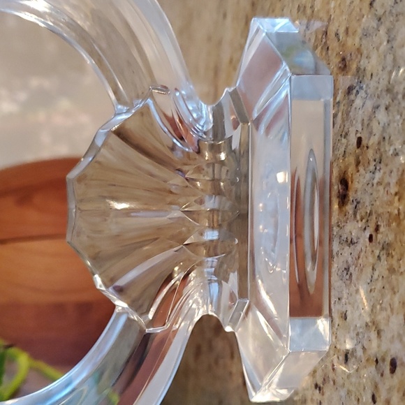 Vintage Val St. Lambert crystal candlestick holder - Picture 6 of 17